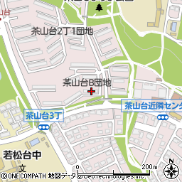 大阪府堺市南区茶山台2丁8-4周辺の地図
