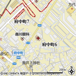 大阪府和泉保健所周辺の地図