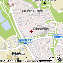大阪府堺市南区茶山台2丁8-8周辺の地図