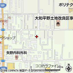 奈良県橿原市栄和町周辺の地図