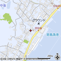 応本昭文カキ加工場周辺の地図