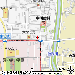 奈良県橿原市東坊城町932-2周辺の地図
