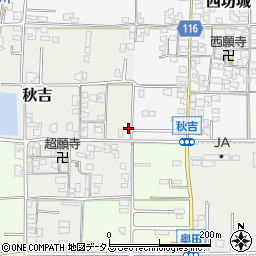 奈良県大和高田市秋吉81周辺の地図
