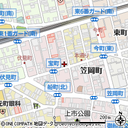 サニーハイツ宝町ビル周辺の地図