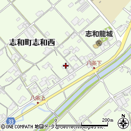 広島県東広島市志和町志和西1627周辺の地図