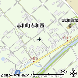 広島県東広島市志和町志和西1653周辺の地図