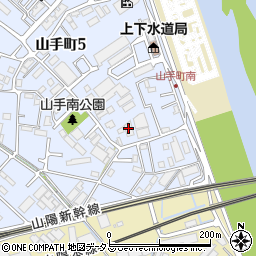 丸鋲倉庫棟周辺の地図