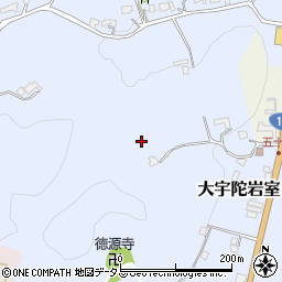 奈良県宇陀市大宇陀岩室周辺の地図