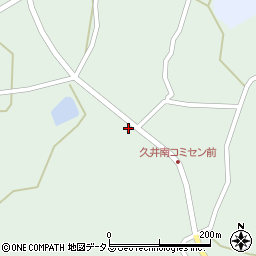 広島県三原市久井町山中野1414周辺の地図