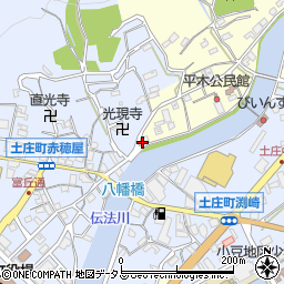 岡井理容店周辺の地図