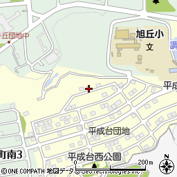 広島県福山市平成台30周辺の地図