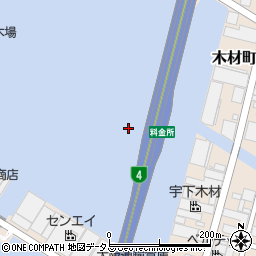 阪神高速湾岸線４周辺の地図