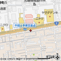 どさんこ手城店周辺の地図