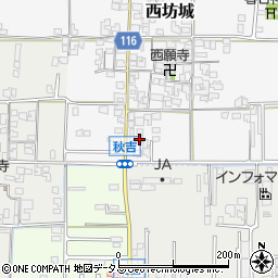 奈良県大和高田市西坊城1周辺の地図