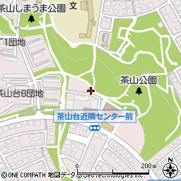 泉北茶山台郵便局 ＡＴＭ周辺の地図