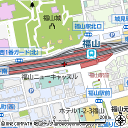 マツモトキヨシ　福山駅店周辺の地図
