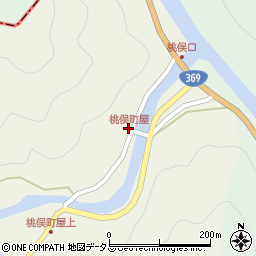 桃俣町屋周辺の地図