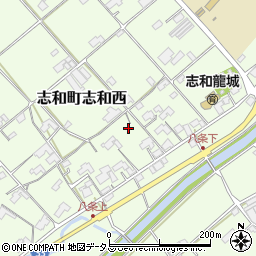 広島県東広島市志和町志和西2401-3周辺の地図