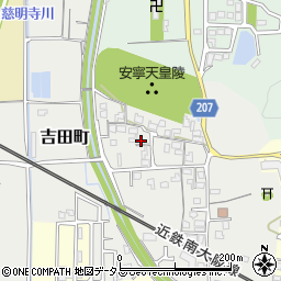 奈良県橿原市吉田町234周辺の地図