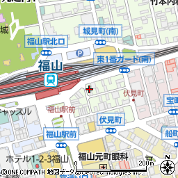 広島県福山市伏見町周辺の地図