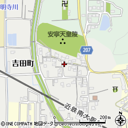 奈良県橿原市吉田町236周辺の地図