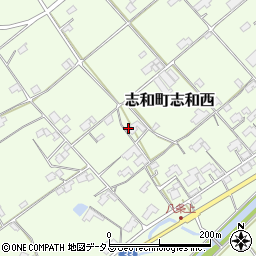 広島県東広島市志和町志和西2366周辺の地図