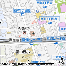 アクサ生命保険株式会社　福山営業所周辺の地図