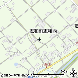 広島県東広島市志和町志和西2336周辺の地図