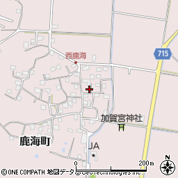 三重県伊勢市鹿海町周辺の地図