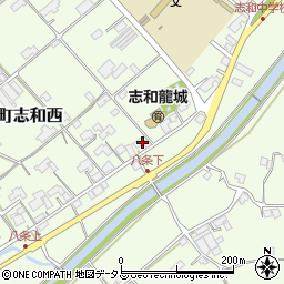 広島県東広島市志和町志和西1448周辺の地図