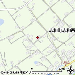 広島県東広島市志和町志和西654周辺の地図
