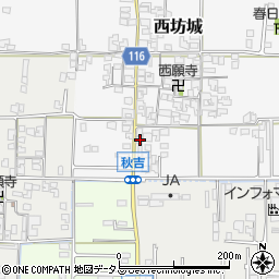 奈良県大和高田市西坊城436-4周辺の地図