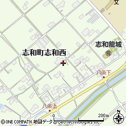 広島県東広島市志和町志和西2401周辺の地図