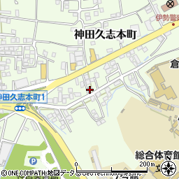 伊勢塾　神田久志本教室周辺の地図