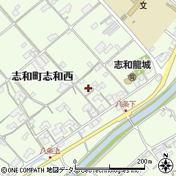 広島県東広島市志和町志和西2415周辺の地図