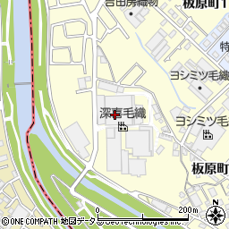 深喜毛織株式会社　第二営業部周辺の地図