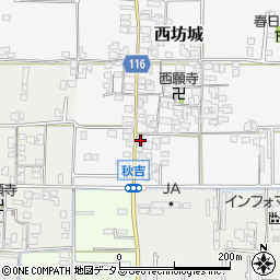 奈良県大和高田市西坊城436-3周辺の地図