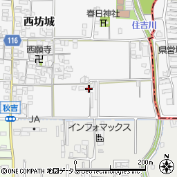 奈良県大和高田市西坊城437-3周辺の地図