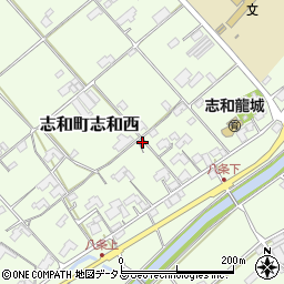 広島県東広島市志和町志和西2405周辺の地図