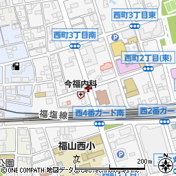 福山商工会議所前周辺の地図