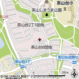 大阪府堺市南区茶山台2丁8-6周辺の地図