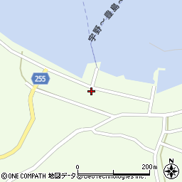 香川県小豆郡土庄町豊島唐櫃2540周辺の地図