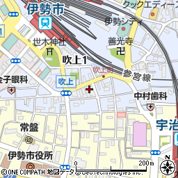 エイブルネットワーク伊勢店周辺の地図