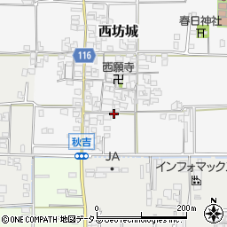 奈良県大和高田市西坊城3周辺の地図