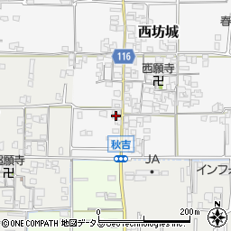 奈良県大和高田市西坊城239-2周辺の地図