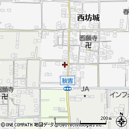 奈良県大和高田市西坊城239-2周辺の地図