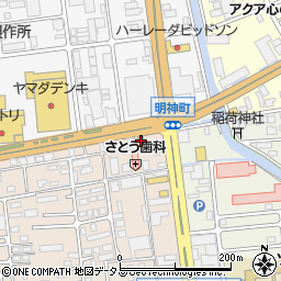 吉野家 福山手城町店周辺の地図
