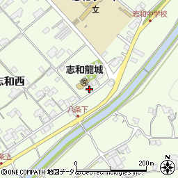 広島県東広島市志和町志和西1458周辺の地図
