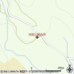 神路山集会所周辺の地図