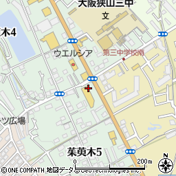 焼き鳥とりぞう 大阪狭山店周辺の地図
